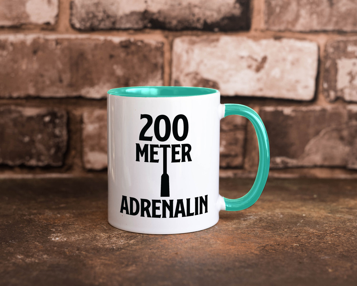 200 Meter Adrenalin v2 lustig Humor Geschenkidee Geschenk Tasse