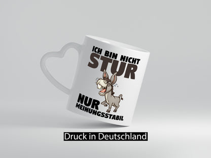 Sturer Esel | Sturkopf Tasse Dickkopf Spruch Humor lustiger Geschenk