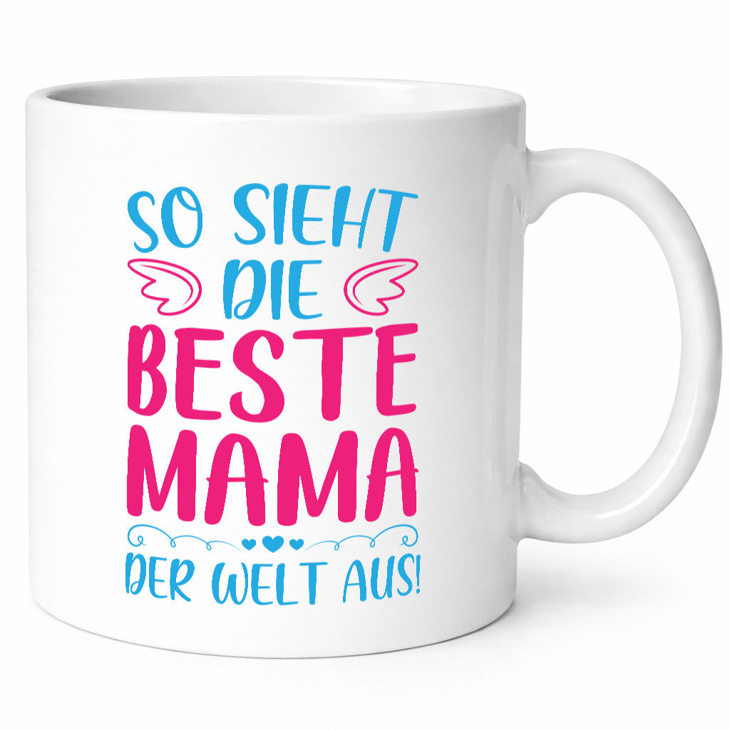 Beste Mama der Welt | Herzchen Geschenk Familie Geschenkidee lustiger Spruch