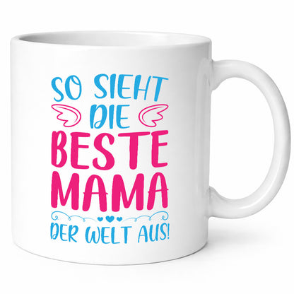 Beste Mama der Welt | Herzchen Geschenk Familie Geschenkidee lustiger Spruch