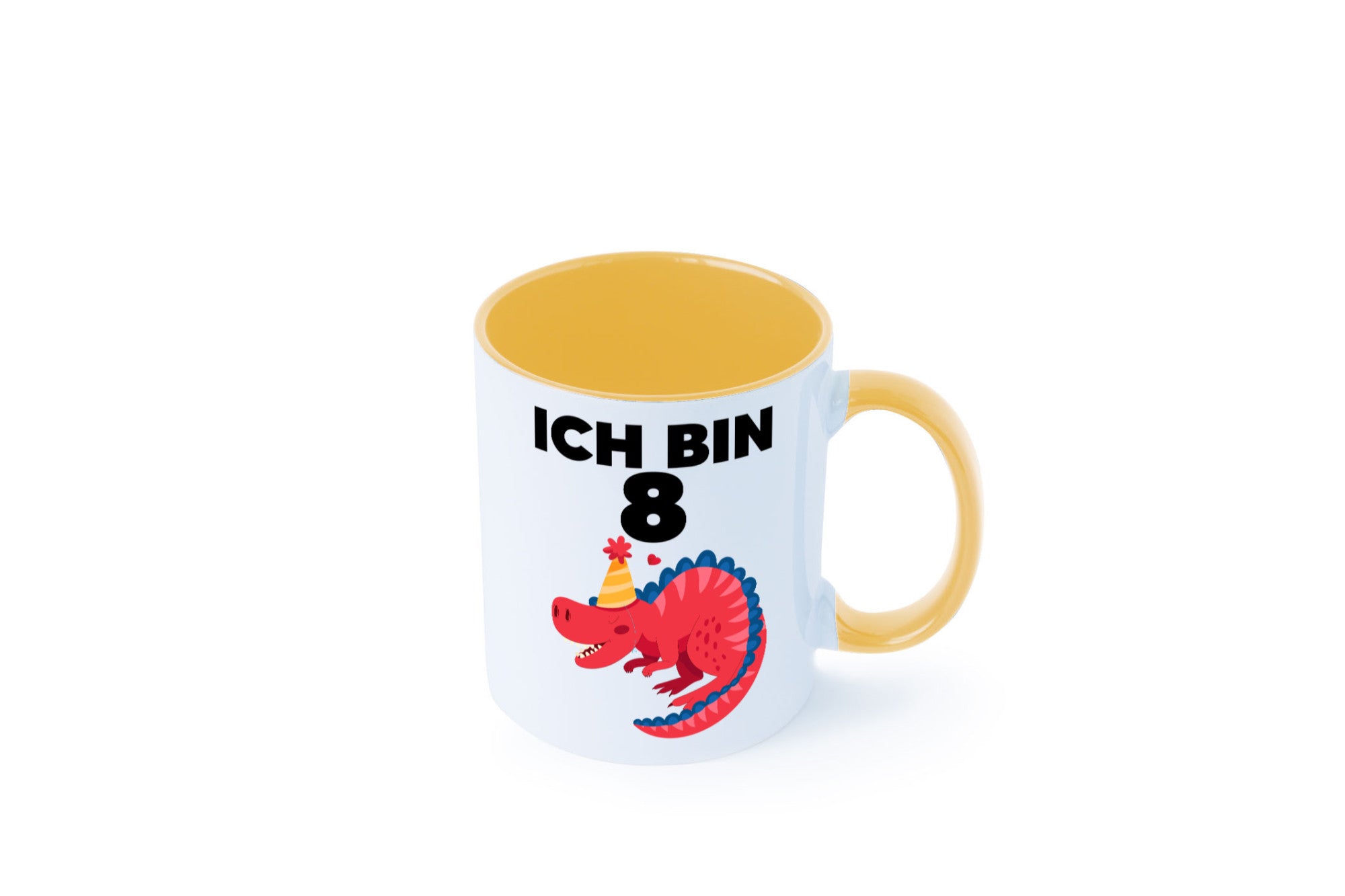 8. Geburtstag | Dino Dinosaurier 8 Jahre lustig Geschenkidee Geschenk Tasse