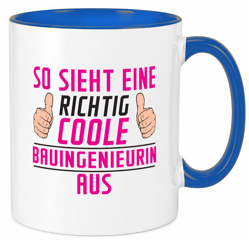 Richtig Coole Bauingenieurin | Ingenieurin lustig Humor Geschenkidee Geschenk