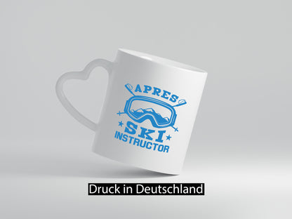 Apres Ski Instructor | Ski-Brille Ski-Stöcke Berge lustiger Spruch Geschenk