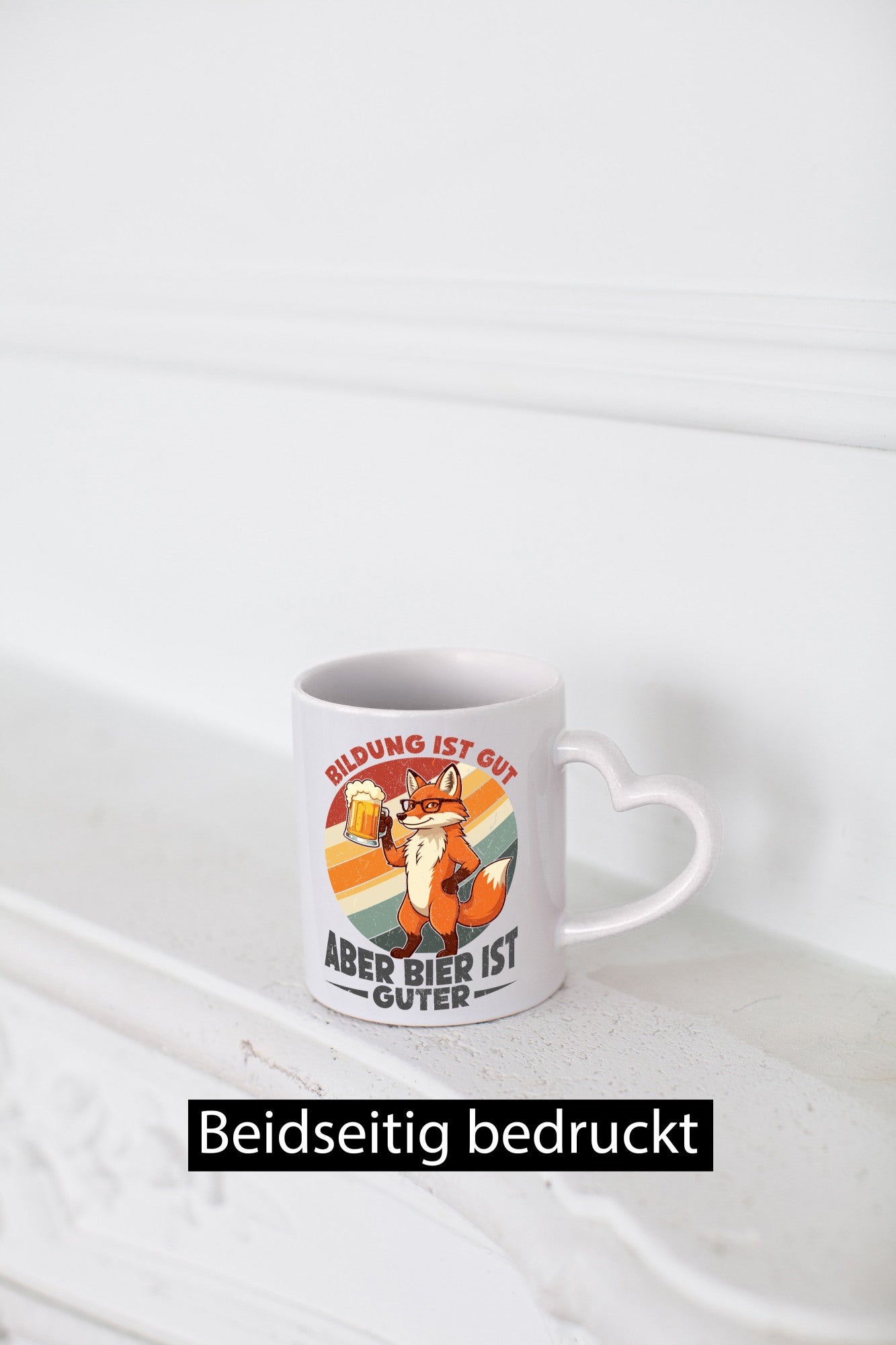 Bildung ist gut aber Bier Guter | Biertrinker Humor Geschenkidee Tasse