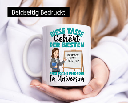 Im Universum: Englischlehrerin | Englisch Lehrerin Geschenk Humor Geschenkidee