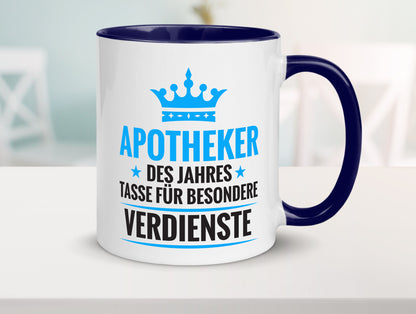 Besonderer Verdienst: Apotheker | Apotheke Pharmazie lustiger Spruch Geschenk