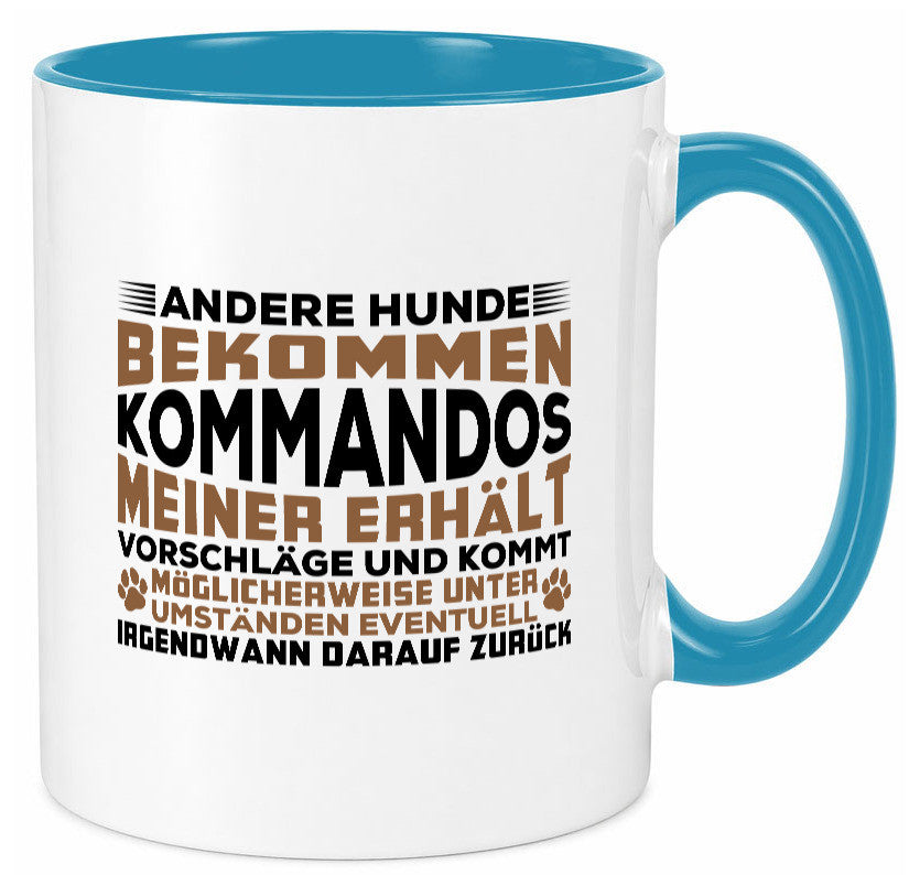 Hunde Training | Hundebesitzer Tasse Hundekommando vl4 Geschenk Tierliebhaber