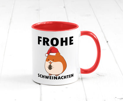 Frohe Schweinachten | Meerschweinchen Weihnachten lustiger Spruch Geschenk