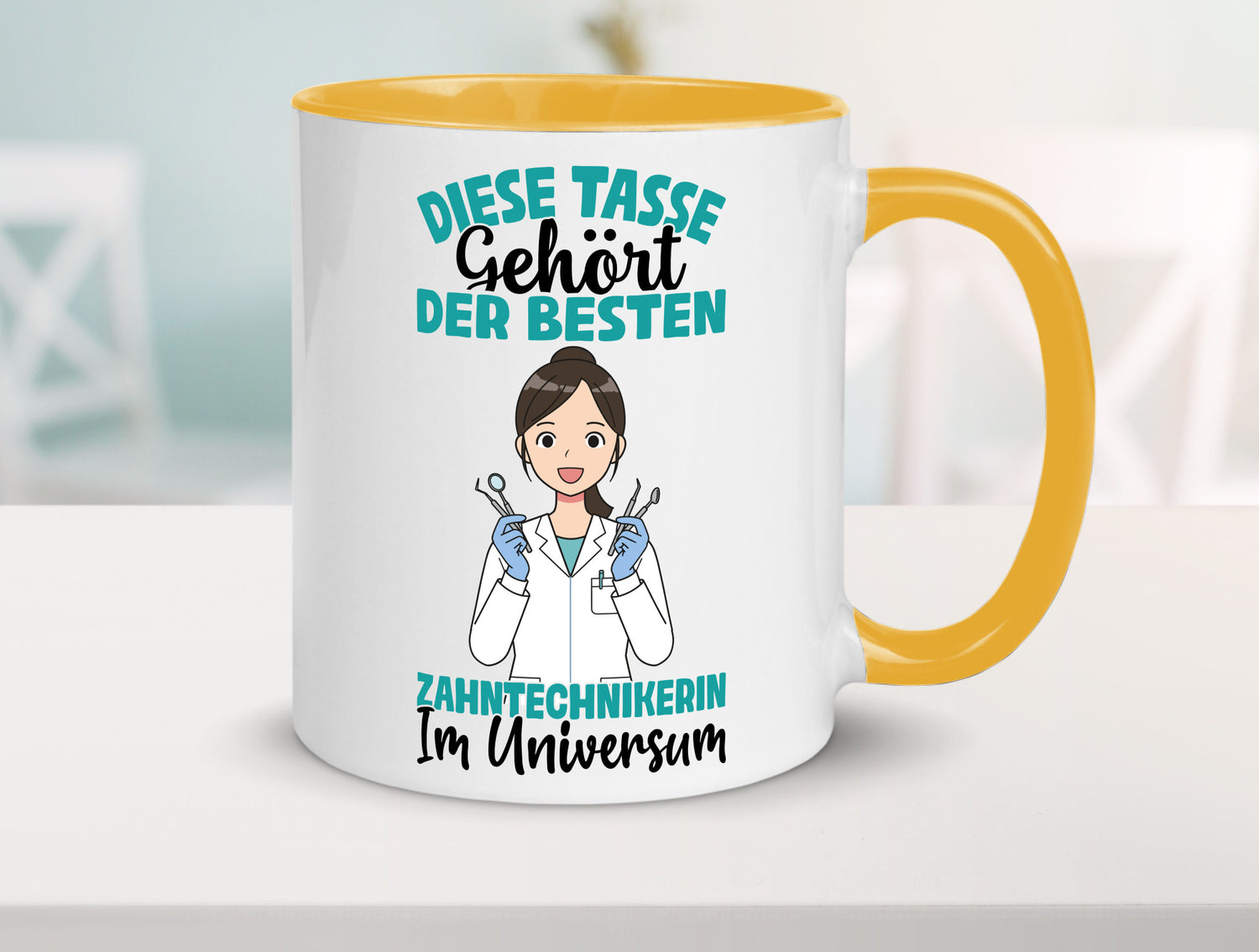 Im Universum: Zahntechnikerin | Zahnmedizin Humor Geschenkidee Tasse