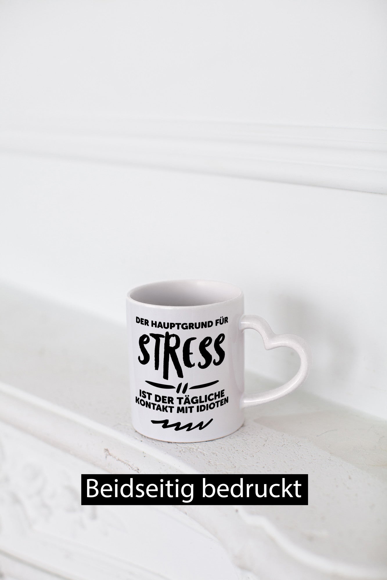 Der tägliche Kontakt mit Idioten | Stress euch Geschenk Humor Geschenkidee