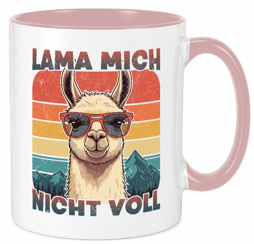 Lama mich nicht voll | Alpaka Kamel Retro lustig Humor Geschenkidee Geschenk