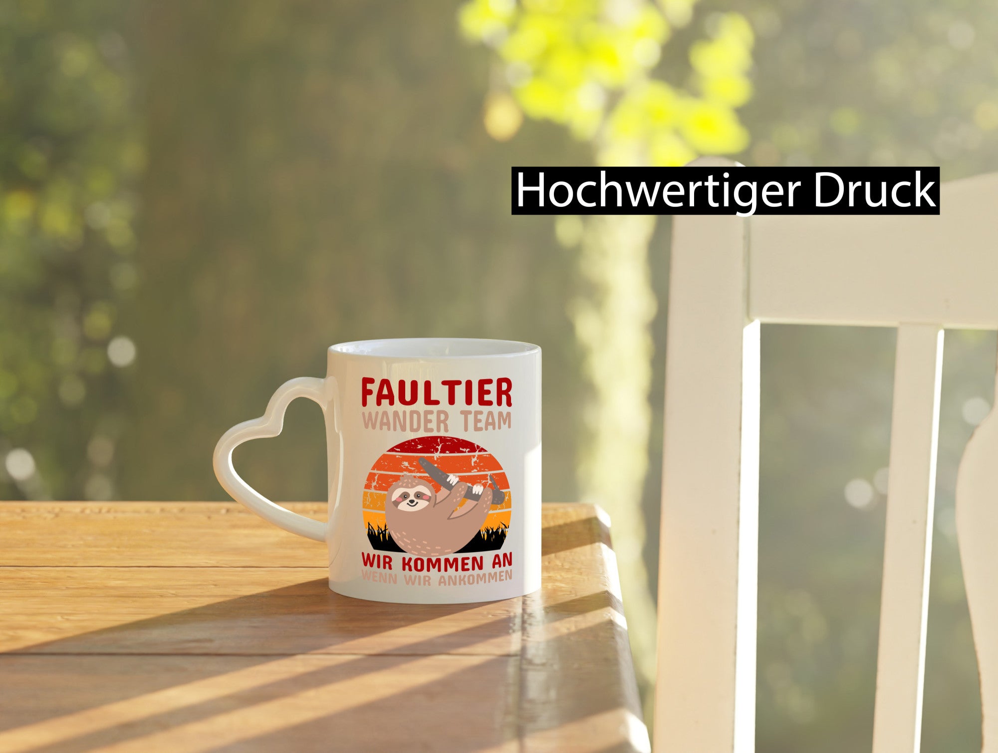 Faultier Tasse | Wander Team Wandern Spruch Berge Geschenk Tierliebhaber Humor