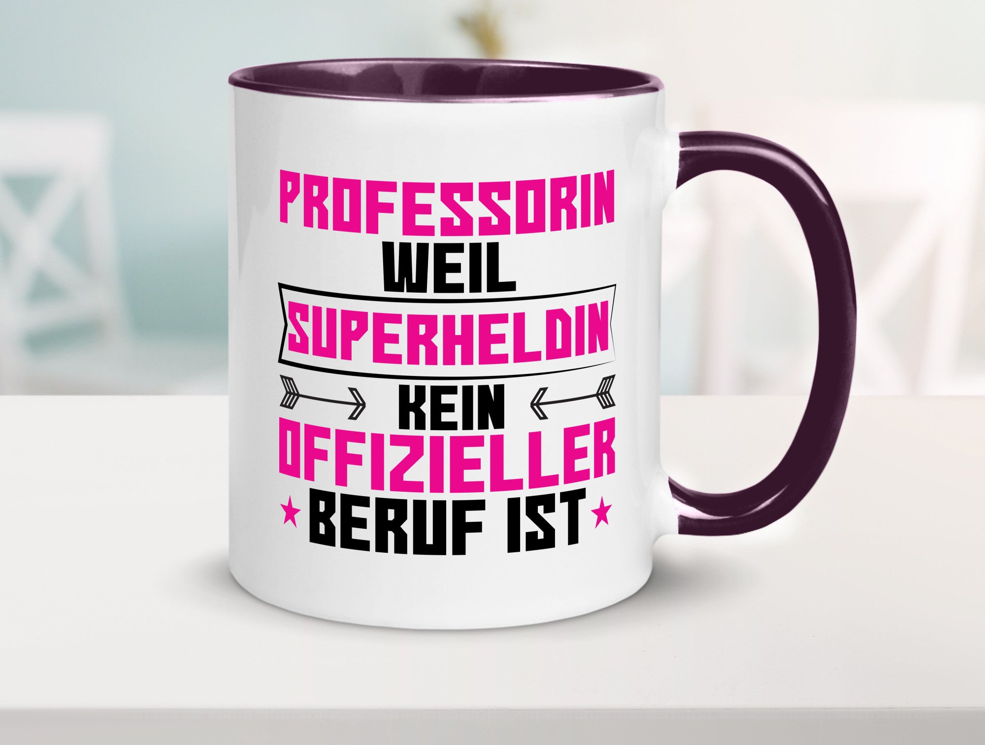 Superheldin Professorin | Uni Universität Geschenk Humor Geschenkidee lustiger