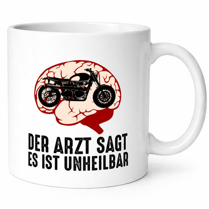 Der Arzt sagt es ist unheilbar | Motorrad Geschenk Humor Geschenkidee lustiger