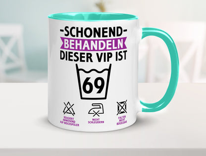 69 Geburtstag | schonend behandeln Jahre v2 Geschenk Geschenkidee lustiger