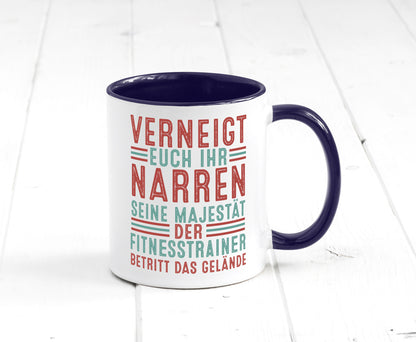 Verneigt euch: Fitnesstrainer | Personal Trainer v2 lustig Humor Geschenkidee