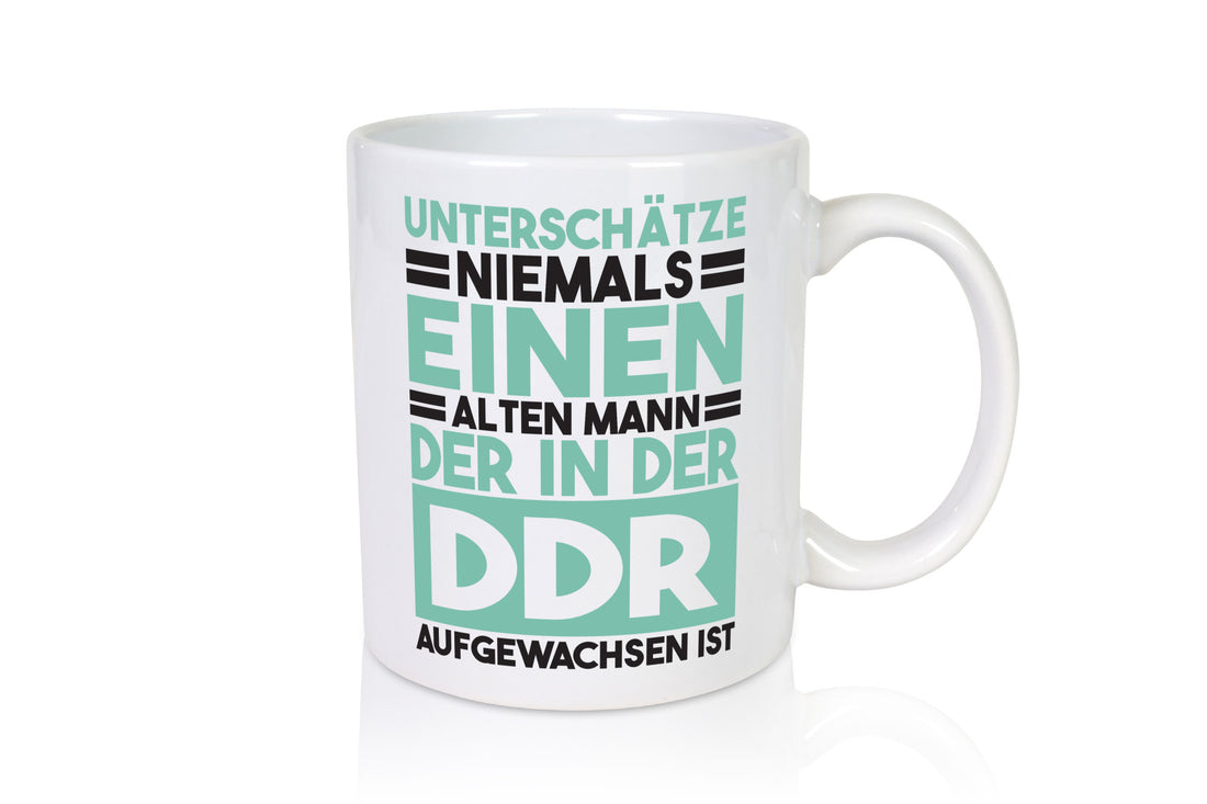 DDR Männer | Ostdeutschland Opa Ossi Vatertag vl4 Geschenkidee Familie Humor Tasse