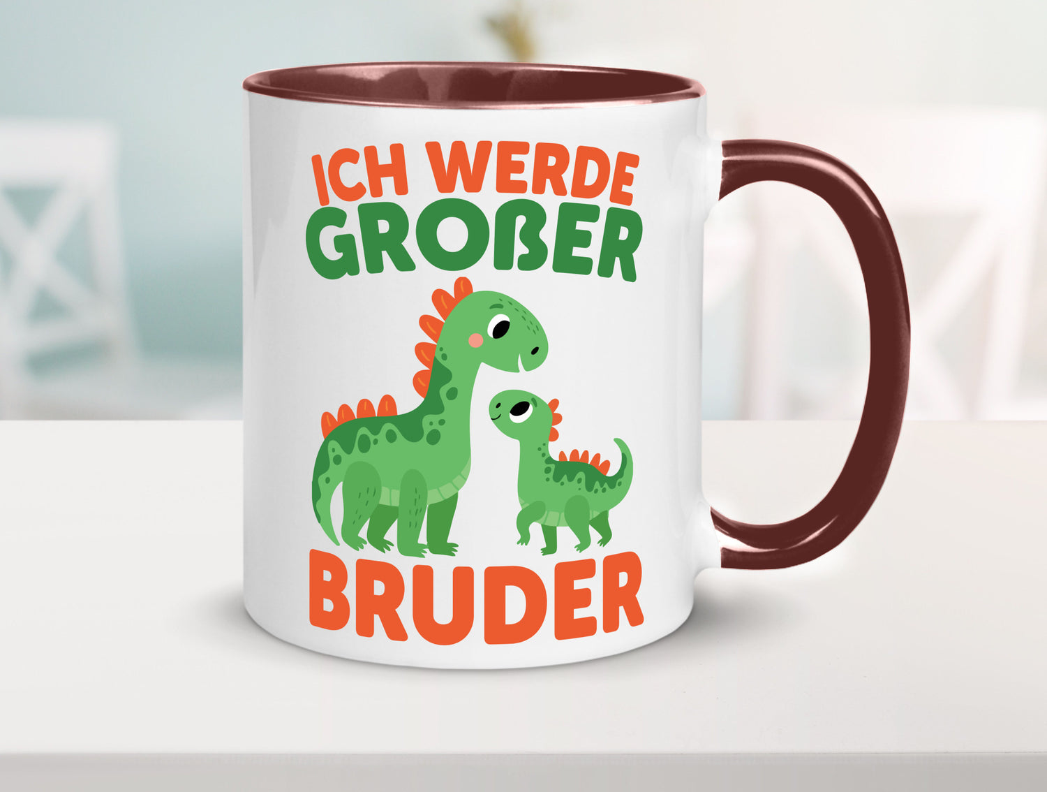 Ich werde Großer Bruder | Dino Brudersaurus lustig Humor Geschenkidee Geschenk
