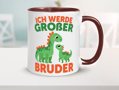 Ich werde Großer Bruder | Dino Brudersaurus lustig Humor Geschenkidee Geschenk