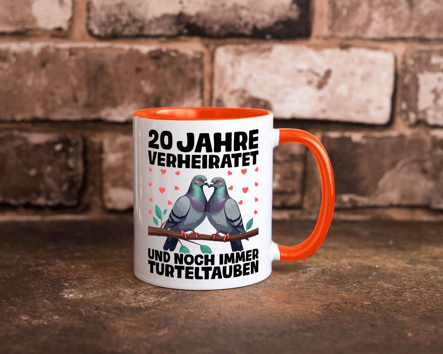 20 Jahre verheiratet | Turteltauben Ehe Ehepaar lustig Humor Geschenkidee