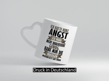Ich habe Angst Geschenk Humor Geschenkidee lustiger Spruch Tasse