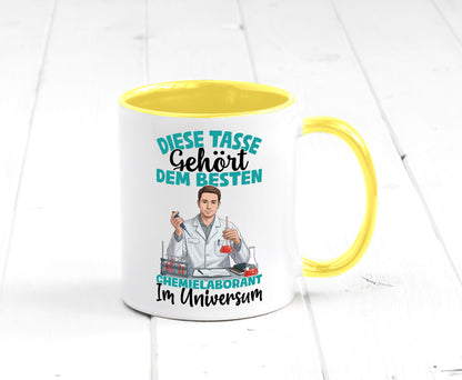 Im Universum: Chemielaborant | Laborant Chemie Humor Geschenkidee Tasse