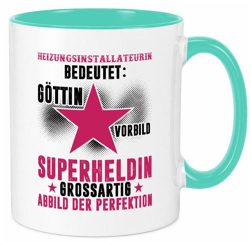 Bedeutung von Heizungsinstallateurin | Heizung Humor Geschenkidee Tasse