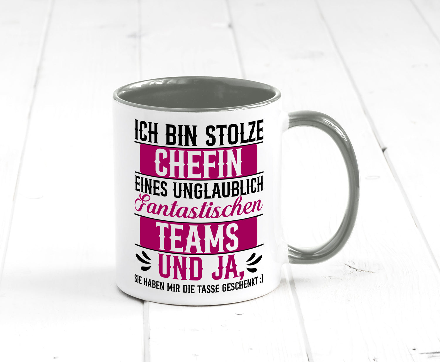 Stolze Chefin | Tolles Team Mitarbeiter lustig Arbeit Kollegen Büro Geschenk
