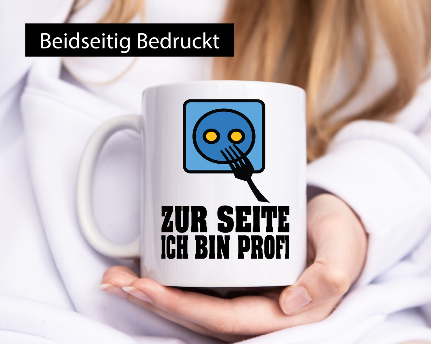 Zur Seite ich bin Profi lustiger Spruch Geschenk Humor Geschenkidee Tasse
