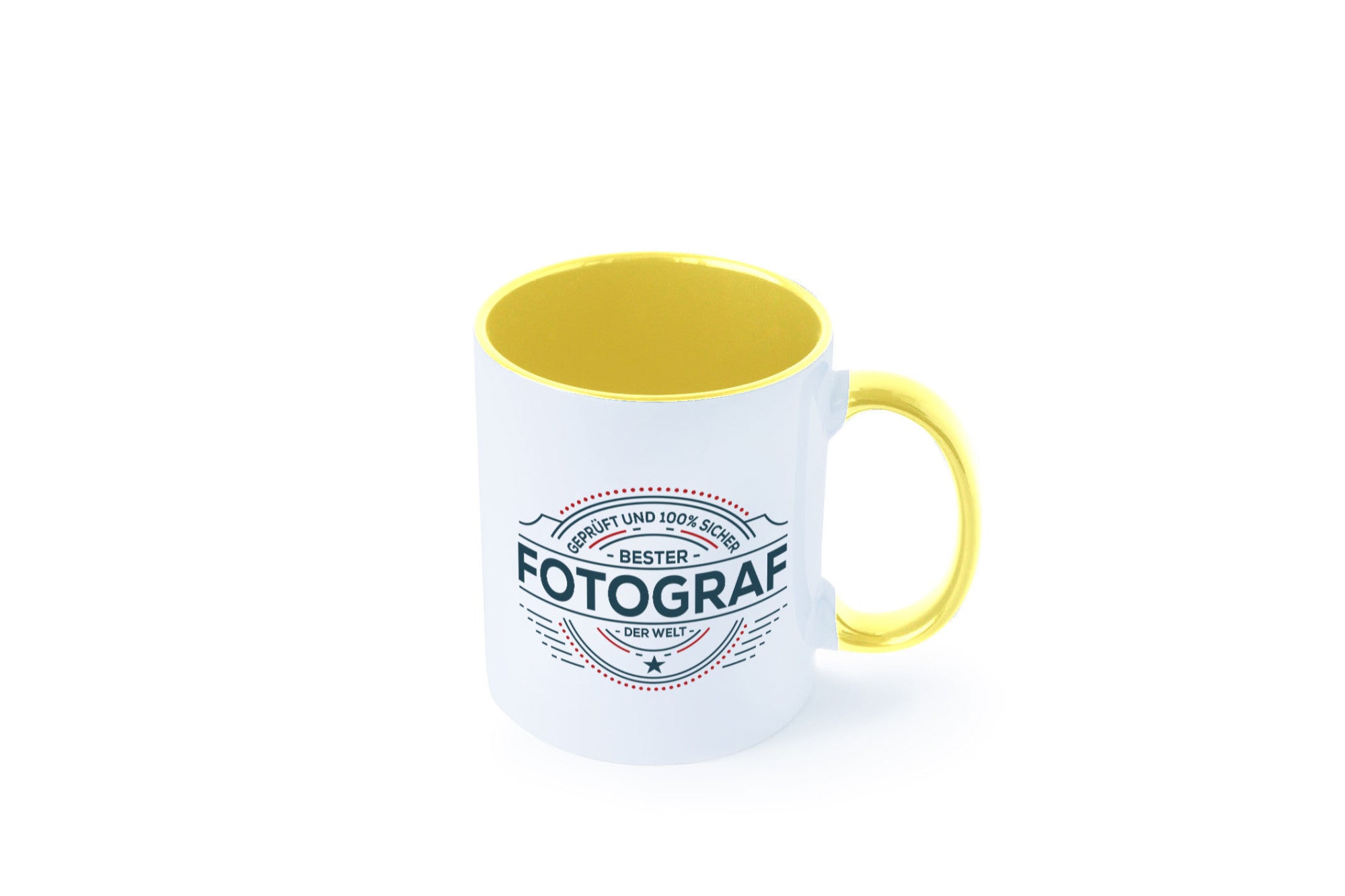 Geprüft und sicher: Fotograf | Fotografie Kamera Humor Geschenkidee Tasse