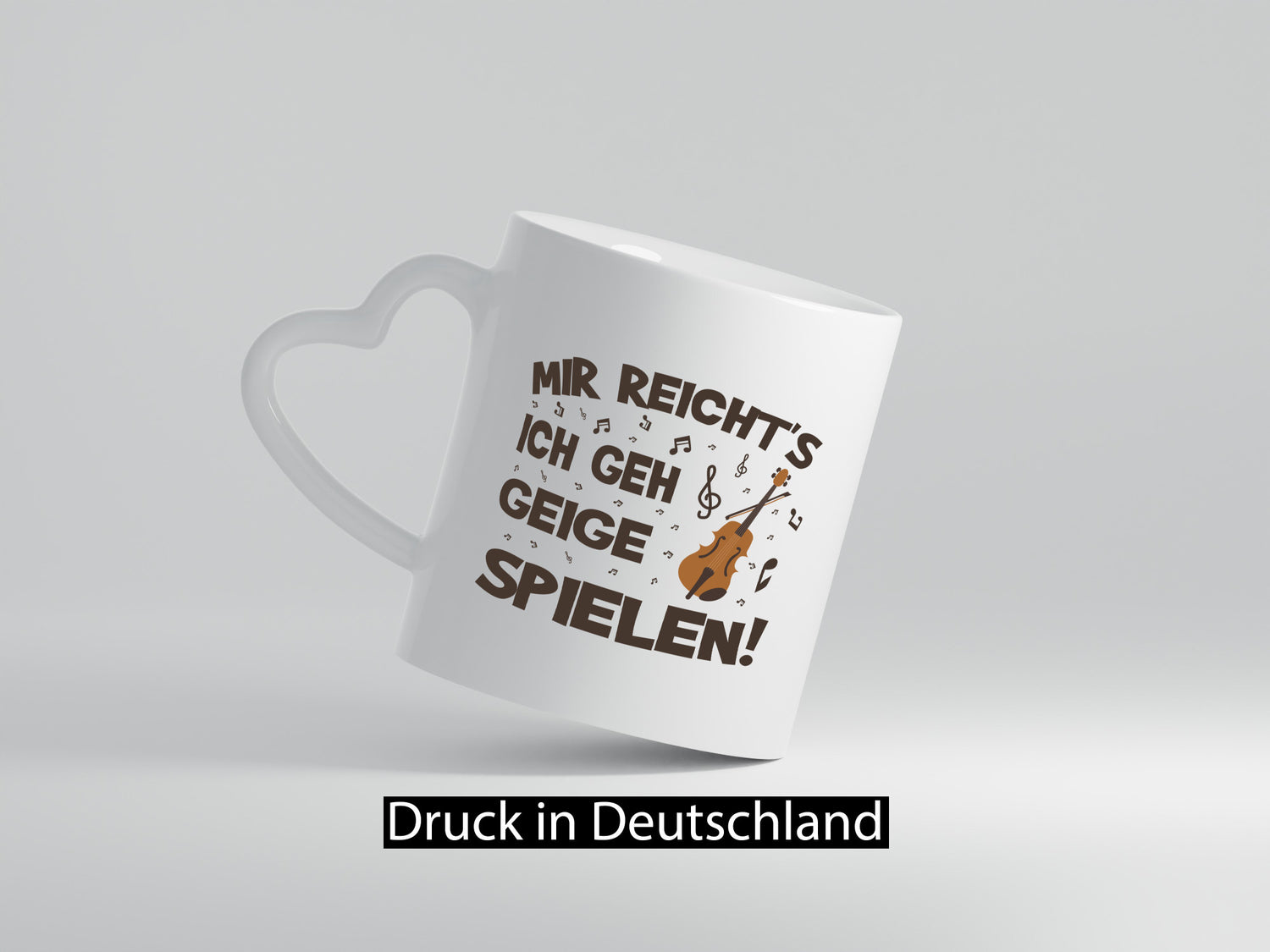 Mir reichts ich geh Geige Spielen | Musik Geschenkidee Humor Tasse