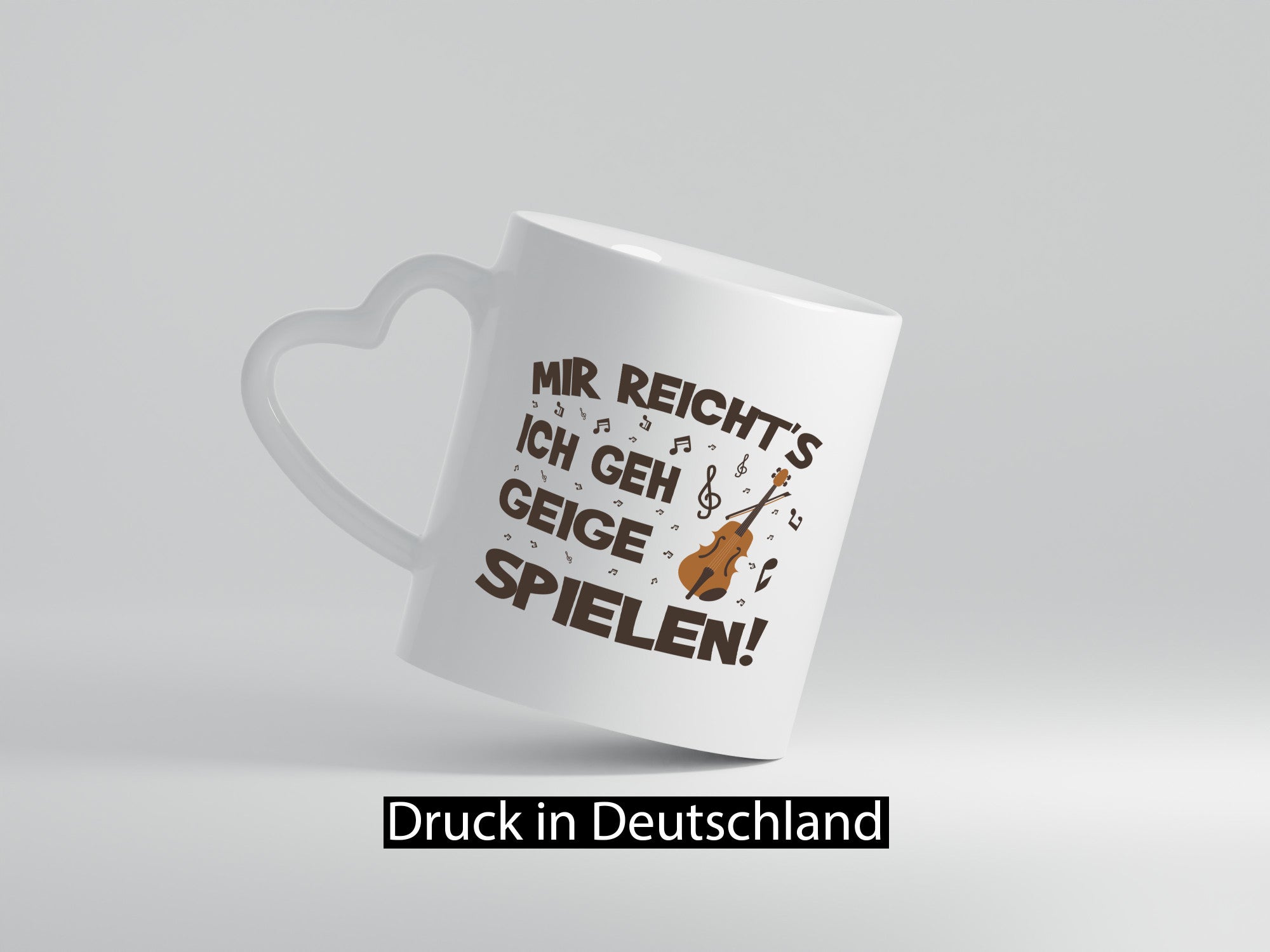 Mir reichts ich geh Geige Spielen | Musik Geschenkidee Humor Tasse