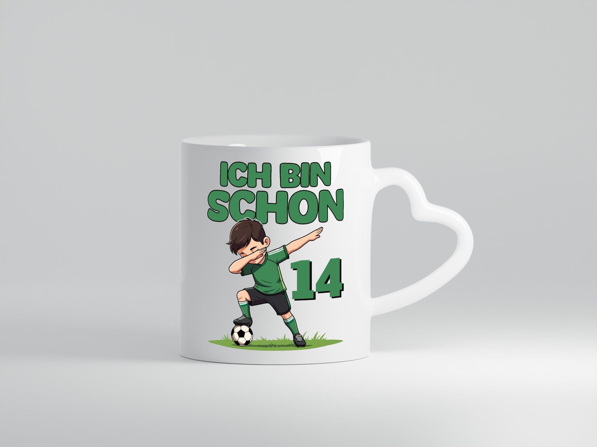 14. Geburtstag | 14 Jahre Fußballer lustig Geschenkidee Geschenk Tasse