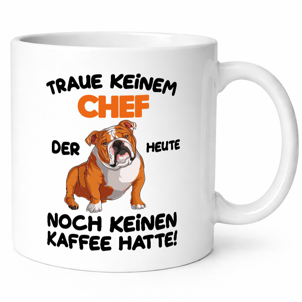 Traue keinem Chef lustiger Spruch Geschenk Arbeit Kollegen Büro Tasse