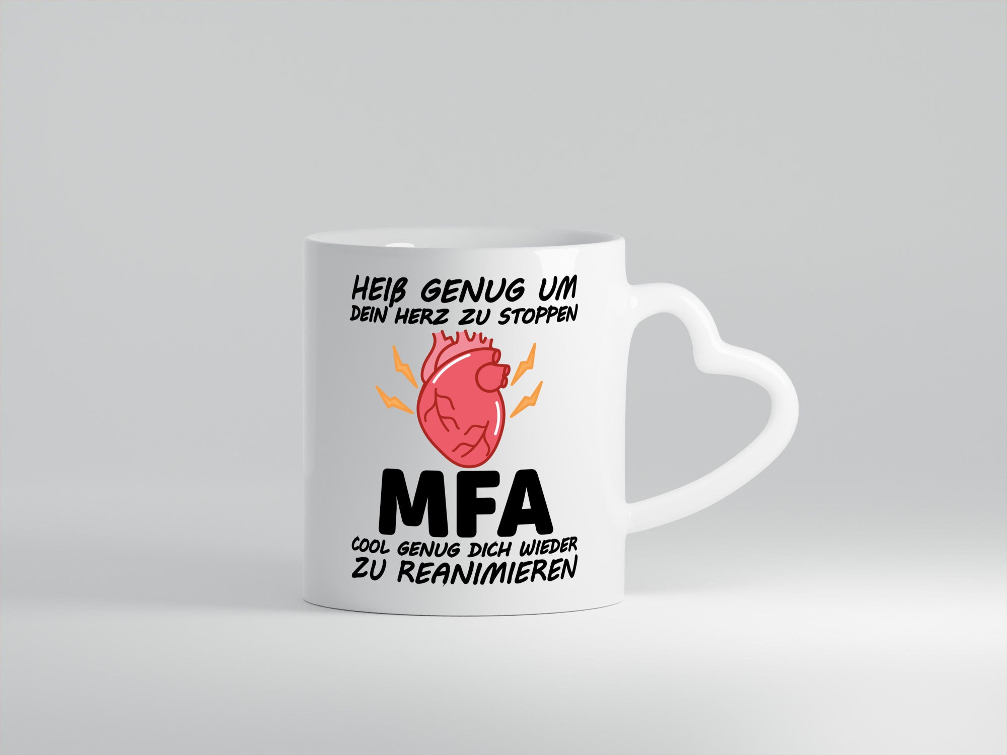 MFA Tasse | Herz Motiv Krankenpfleger Statement lustiger Spruch Geschenk Humor