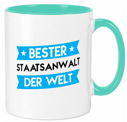 Bester Staatsanwalt | Anwalt Jurist lustig Humor Geschenkidee Geschenk Tasse