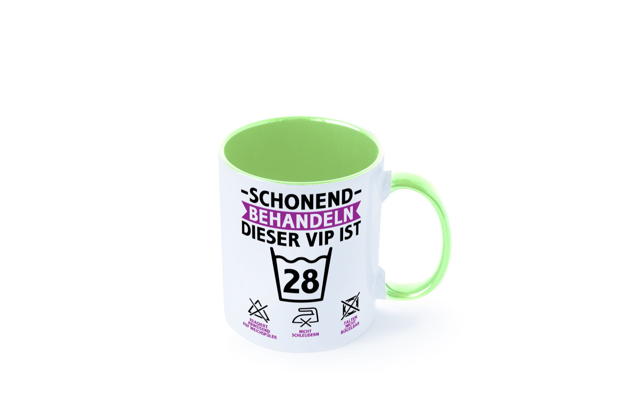 28 Geburtstag | schonend behandeln Jahre Humor Geschenkidee Tasse