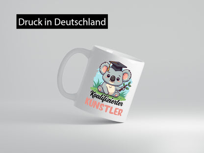 Qualifizierter Künstler | Kunst Humor Geschenkidee Tasse