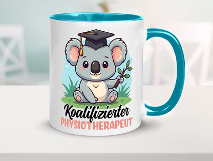 Koalifizierter Physiotherapeut Geschenk Humor Geschenkidee lustiger Spruch Tasse