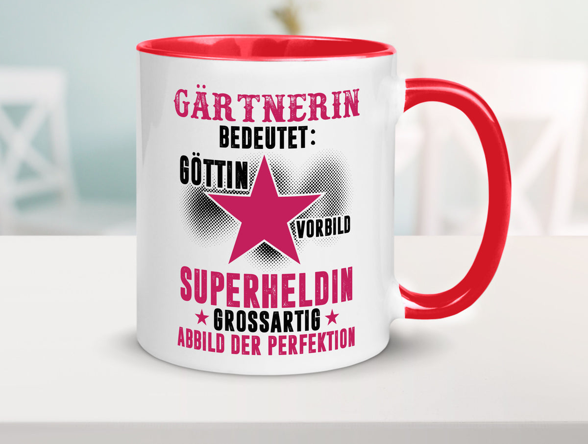 Bedeutung von Gärtnerin | Gartenbau lustiger Spruch Geschenk Humor Geschenkidee Tasse