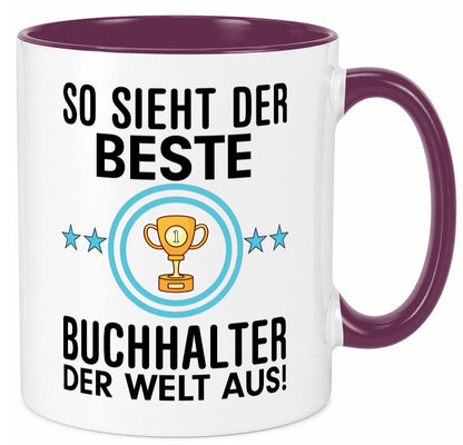 Bester Buchhalter | Büro Kollegen Beruf Geschenk Arbeit lustiger Spruch Tasse