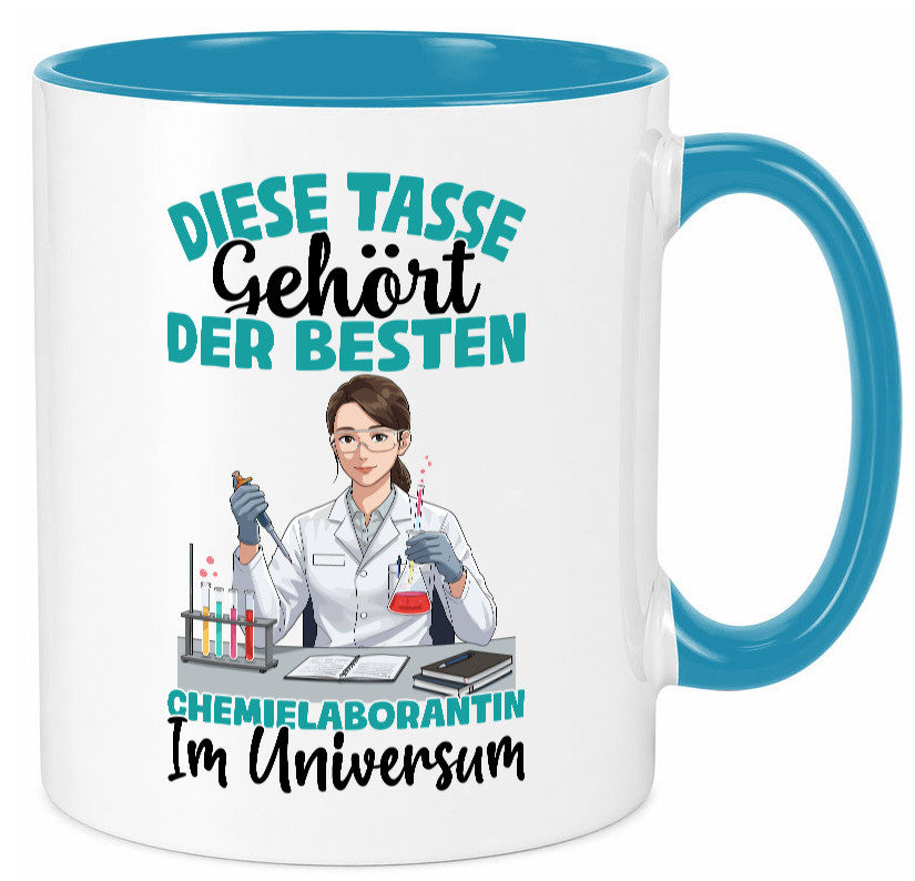 Im Universum: Chemielaborantin | Laborantin Chemie lustiger Spruch Geschenk