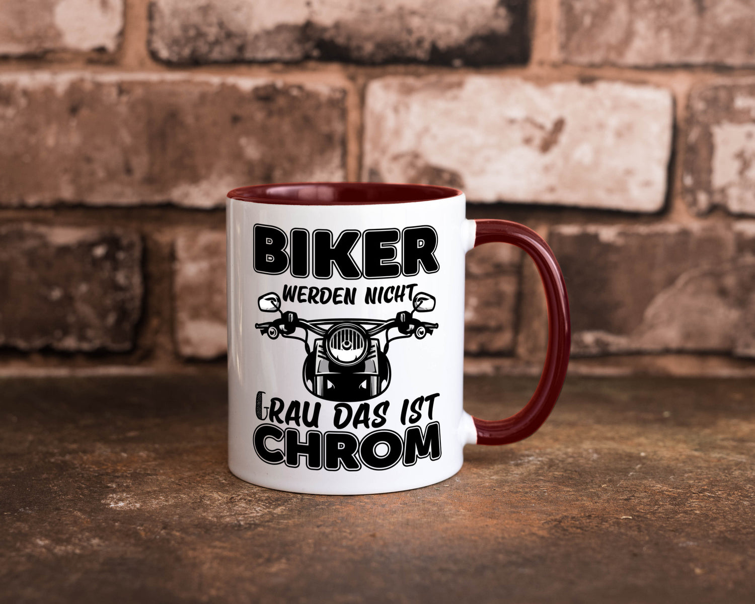 Biker werden nicht grau | Motorrradfahrer Tasse Humor Geschenkidee
