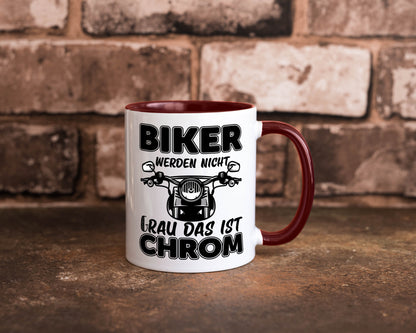 Biker werden nicht grau | Motorrradfahrer Tasse Humor Geschenkidee
