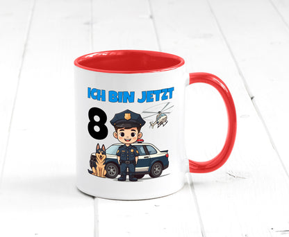 8. Geburtstag | 8 Jahre Polizei Kind Polizeiauto lustig Geschenkidee Geschenk