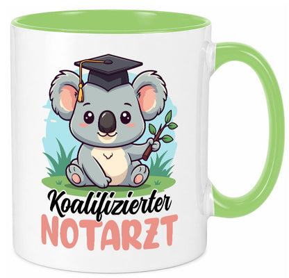 Koalifizierter Notarzt | Arzt Geschenk Humor Geschenkidee lustiger Spruch Tasse