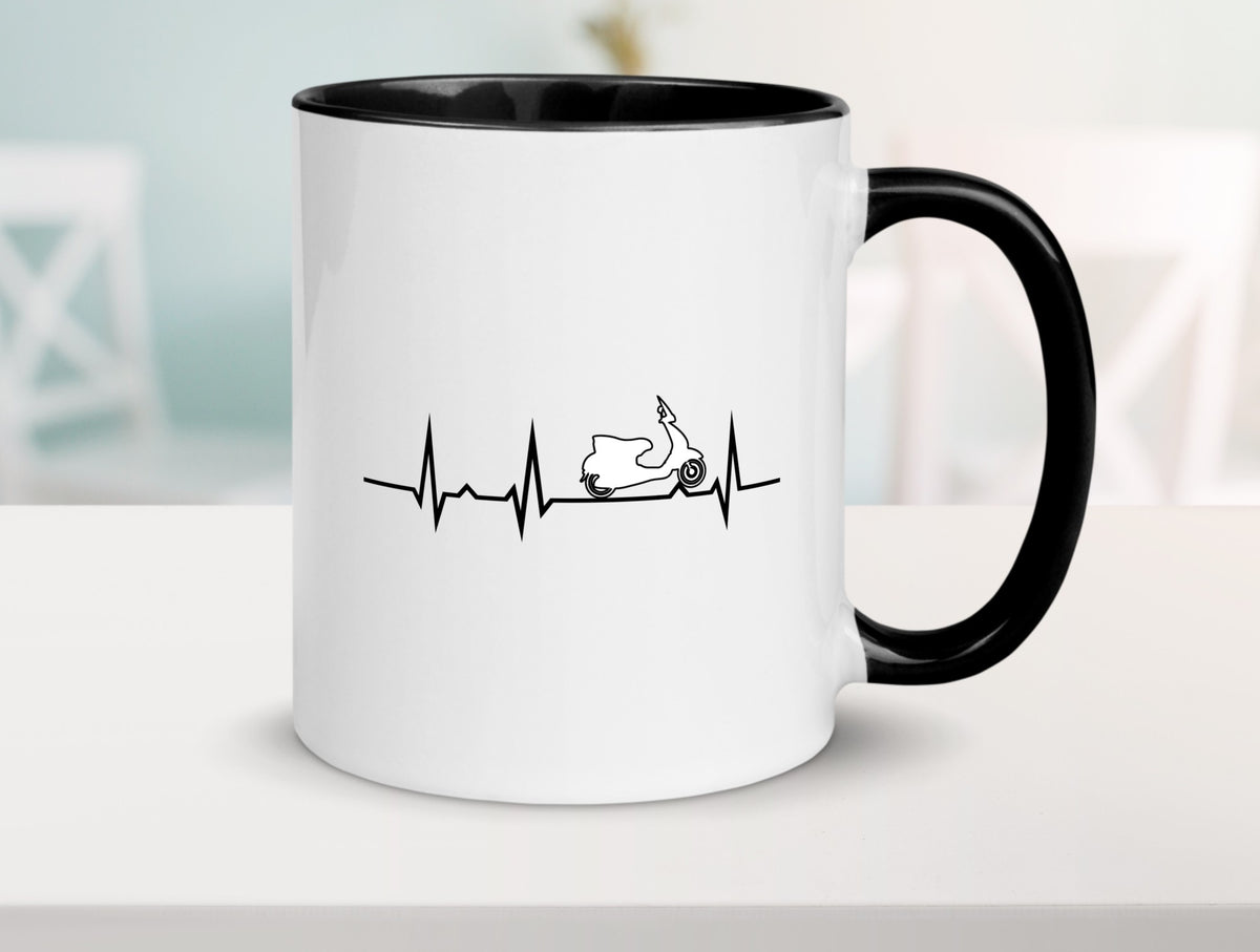 Moped Fahrer | Motiv Roller Mofa Motor-Fahrrad Humor Geschenkidee Tasse