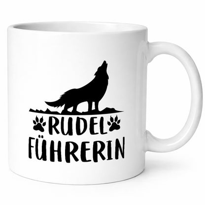 Rudelführerin | Frauen Tasse Hundebesitzerin Hund lustiger Spruch Geschenk
