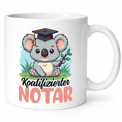 Koalifizierter Notar | Jurist Geschenkidee Humor Tasse