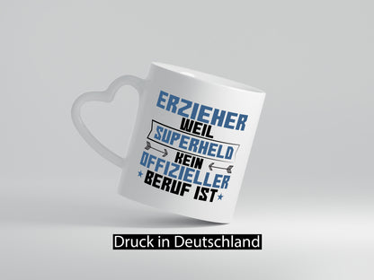 Superheld Erzieher | Pädagoge Schule Humor Geschenkidee Tasse